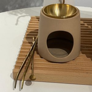 Copper Plate Burner Set 黄铜蝶熏香器套装
