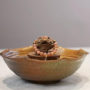 Orange Moonstone Bracelet 橙月光石手串